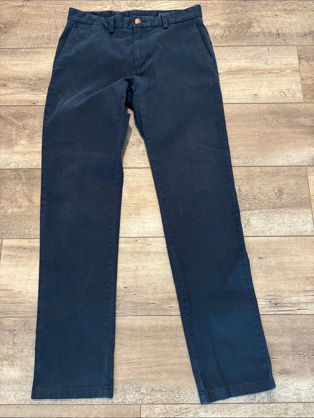 Vineyard Vines Navy Breaker Pants with Striped Lining